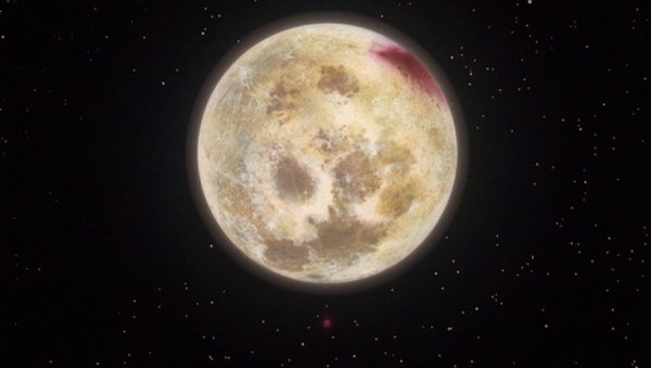 Blood patch on the moon from Lilith's wound